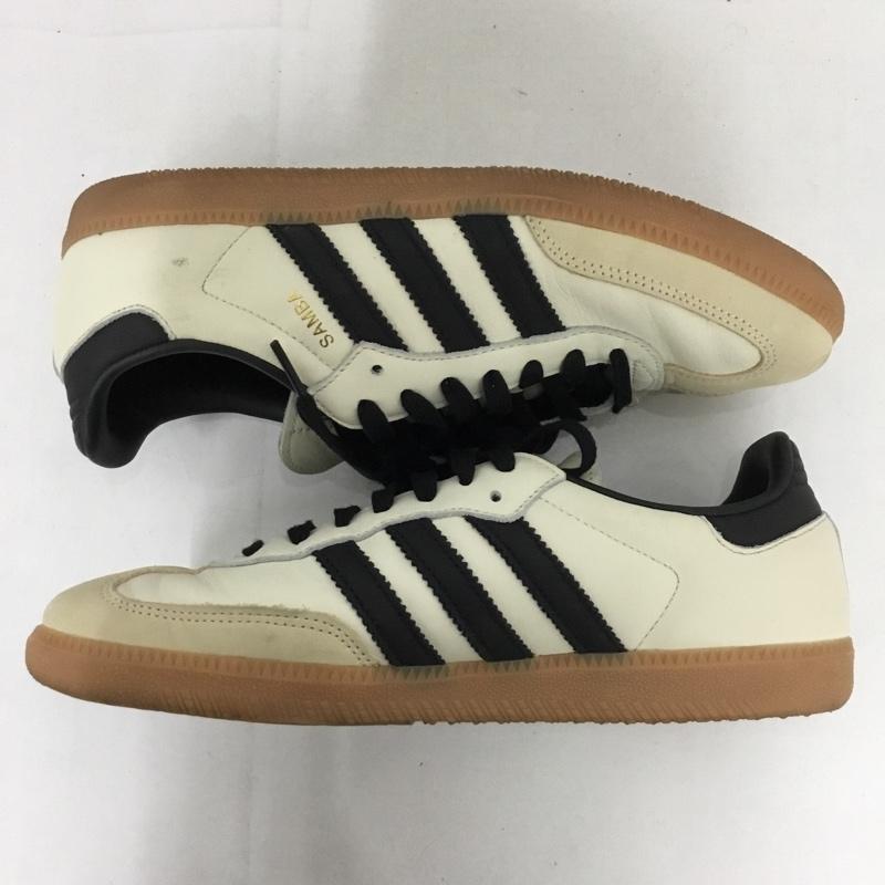 アディダス adidas スニーカー スニーカー ID0478 Samba OG 26.5cm 26.5cm ロゴ、文字 アイボリー / アイボリー / X 黒 / ブラック /  メンズ USED 古着 中古 10128973