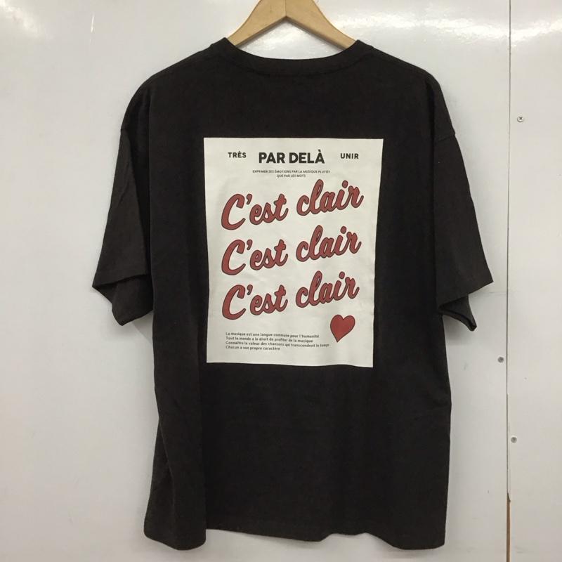 フリークスストア FREAK S STORE Tシャツ 半袖 FREE 無地 X ロゴ、文字 黒 / ブラック /  レディース USED 古着 中古 10148560