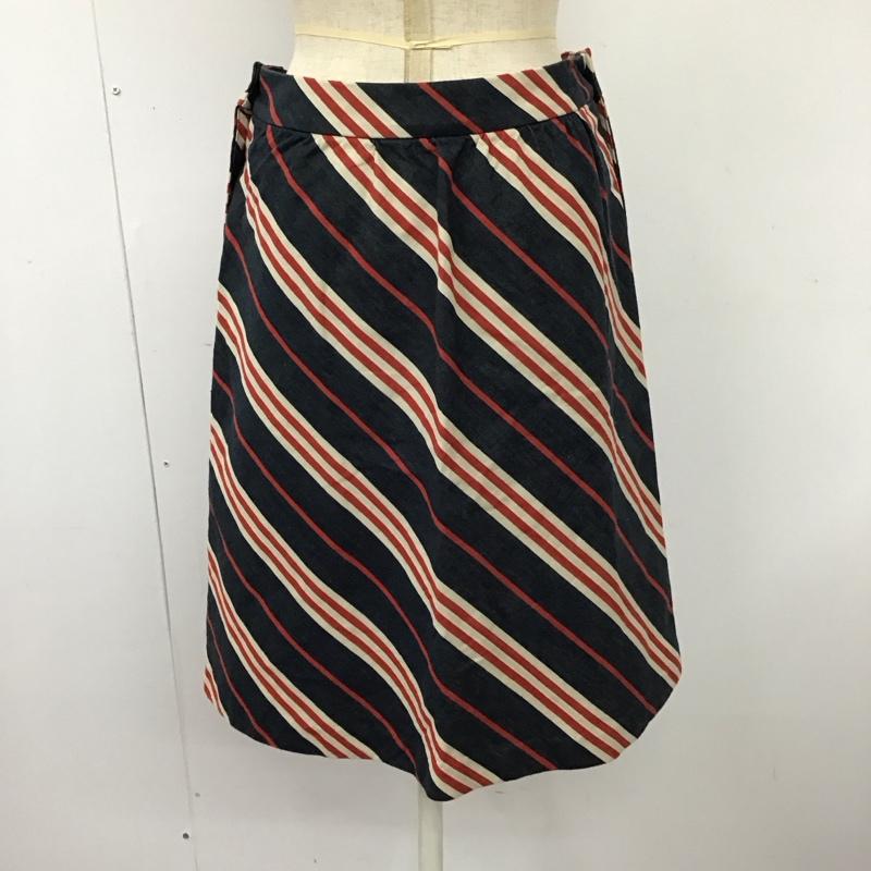 バーバリーブルーレーベル BURBERRY BLUE LABEL スカート ひざ丈スカート ひざ丈スカート タイトスカート カジュアルスカート 36 プリント マルチカラー / マルチカラー /  レディース USED 古着 中古 10114933