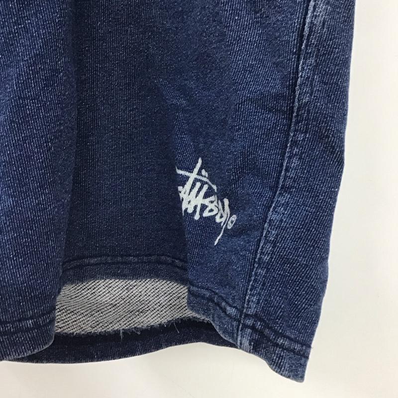 ステューシー STUSSY パンツ ショートパンツ スウェットパンツ M 無地 青 / ブルー /  メンズ USED 古着 中古 10109146