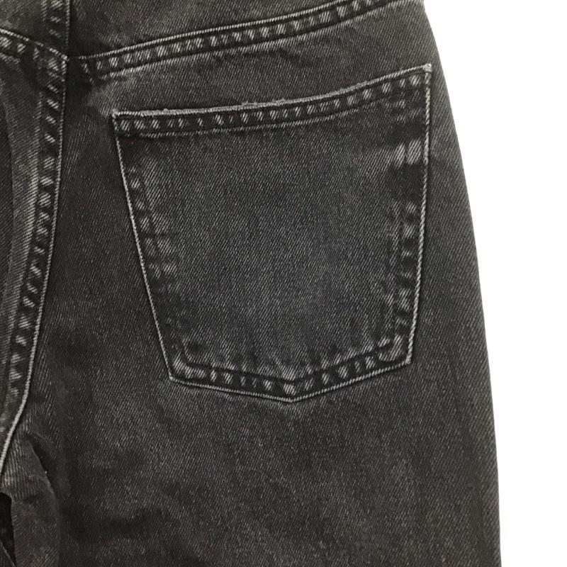 ザラ ZARA パンツ デニム、ジーンズ 2569 264 922 ハイライズ ストレート 無地 黒 / ブラック /  レディース USED 古着 中古 10111533