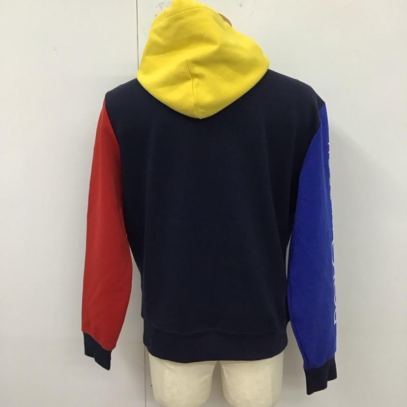 ポロバイラルフローレン Polo by RALPH LAUREN パーカー 長袖 長袖パーカー フード付きパーカー プリントスウェット トレーナー M ロゴ、文字 マルチカラー / マルチカラー /  メンズ USED 古着 中古 10123069