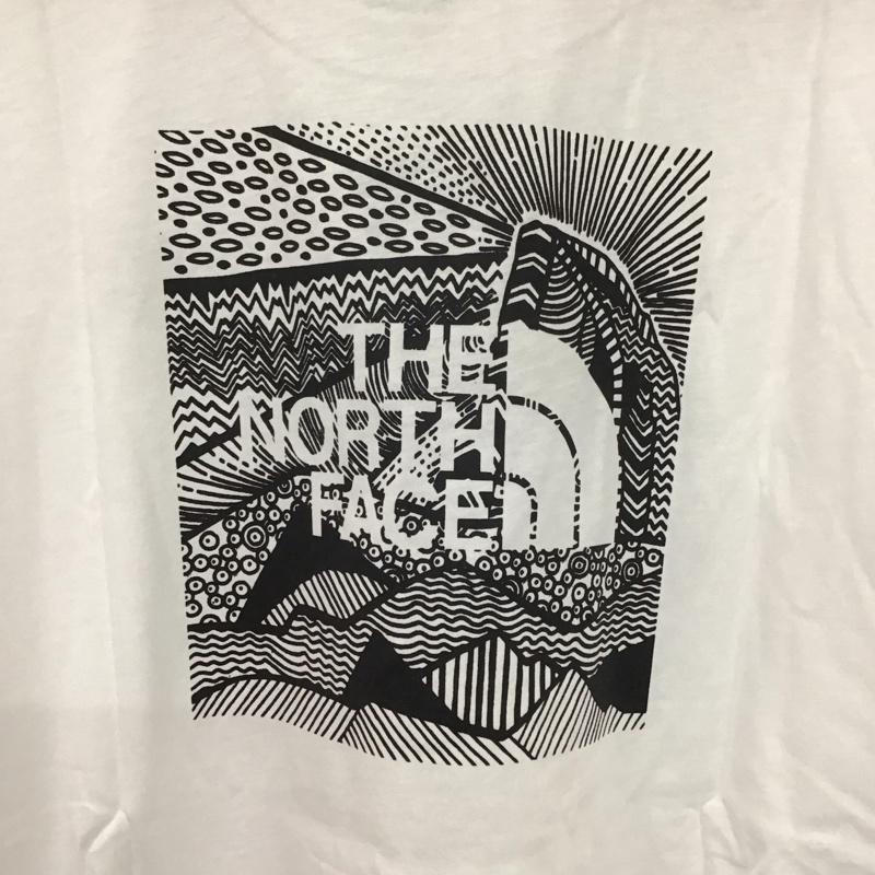 ザノースフェイス THE NORTH FACE Tシャツ 半袖 NF0A87NVFN4 Redbox Celebration Tee L プリント X ロゴ、文字 白 / ホワイト /  メンズ USED 古着 中古 10132493