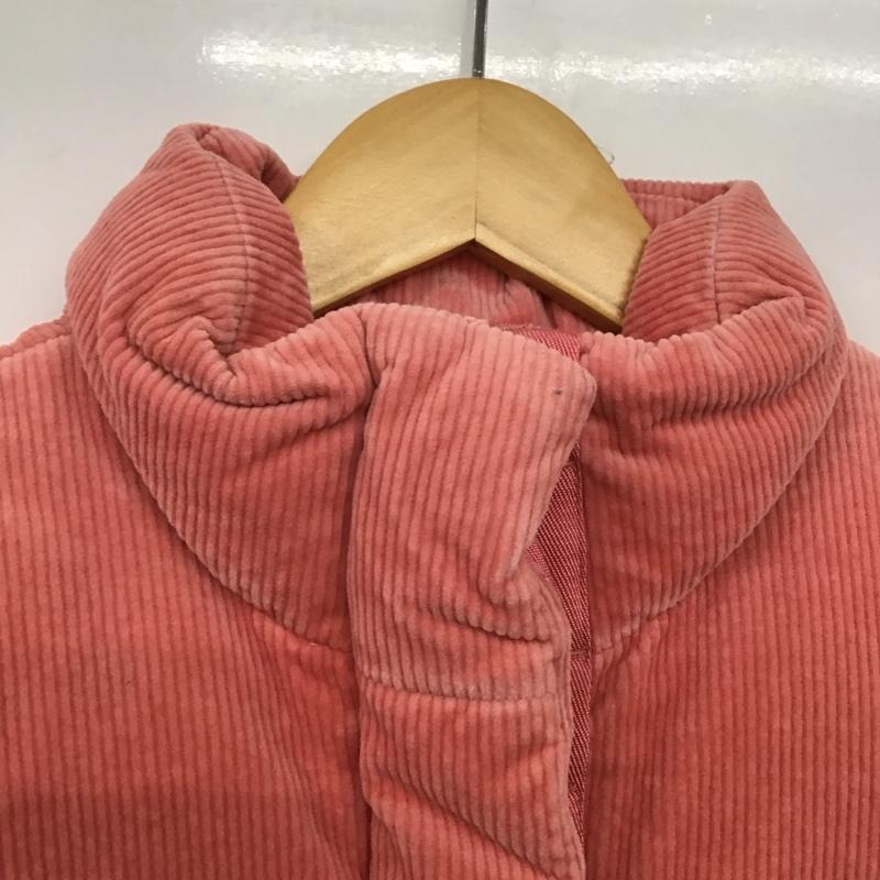 ポロラルフローレン POLO RALPH LAUREN ベスト ベスト ジップアップダウンジャケットベスト コーデュロイジャケット L ロゴ、文字 桃 / ピンク /  レディース USED 古着 中古 10145069