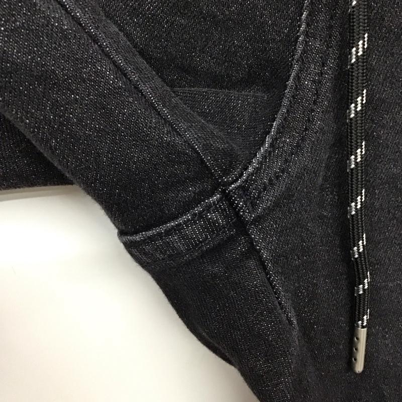 ベイフロー BAYFLOW パンツ デニム、ジーンズ デニムパンツ ワイドパンツ カジュアルパンツ ストレッチパンツ L 無地 黒 / ブラック /  メンズ USED 古着 中古 10129637
