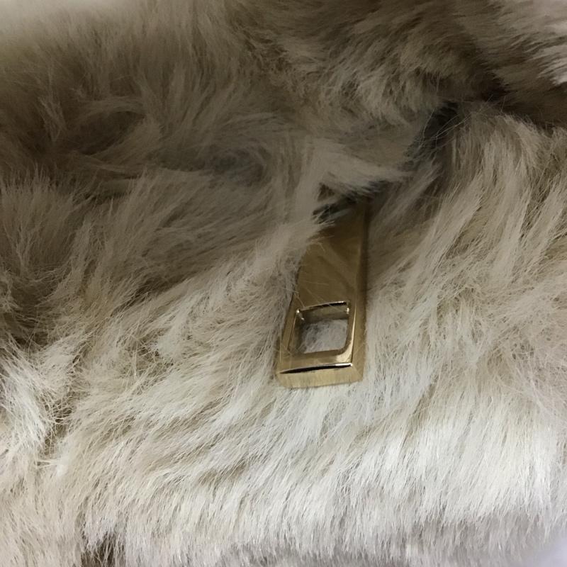 ザラ ZARA ハンドバッグ ハンドバッグ フェイクファー 無地 ベージュ / ベージュ /  レディース USED 古着 中古 10119358