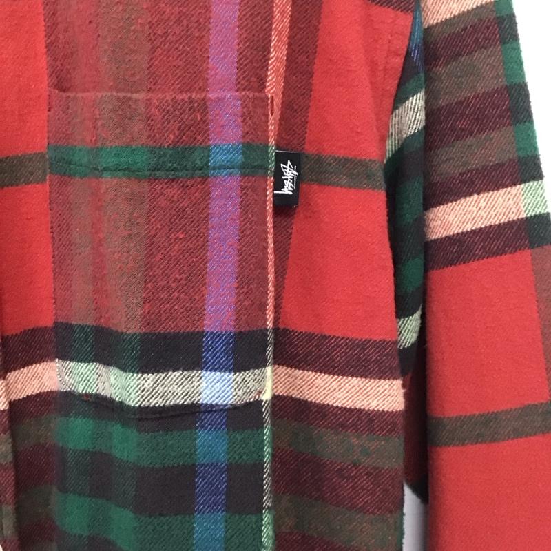 ステューシー STUSSY シャツ、ブラウス 長袖 長袖シャツ チェックシャツ カラーシャツ M チェック マルチカラー / マルチカラー /  メンズ USED 古着 中古 10139847