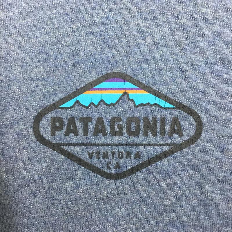 パタゴニア patagonia トレーナー 長袖 39423FA15 S プリント 青 / ブルー /  メンズ USED 古着 中古 10141442