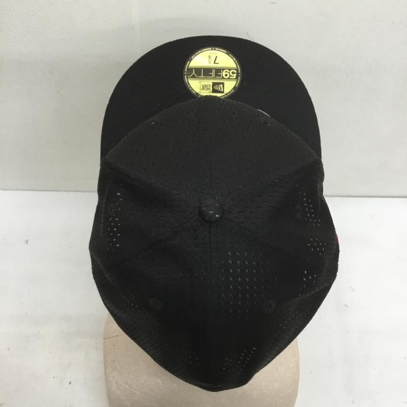 シュプリーム Supreme 帽子 キャップ New Era ニューエラ 18SS Mesh Box Logo Cap ロゴ、文字 X 刺繍 黒 / ブラック /  メンズ USED 古着 中古 10105901