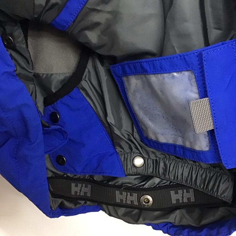 ヘリーハンセン HELLY HANSEN ジャケット、上着 ジャケット、ブレザー ジップアップジャケット ナイロンジャケット アウター M ボーダー柄 白 / ホワイト / X 青 / ブルー /  メンズ USED 古着 中古 10137209