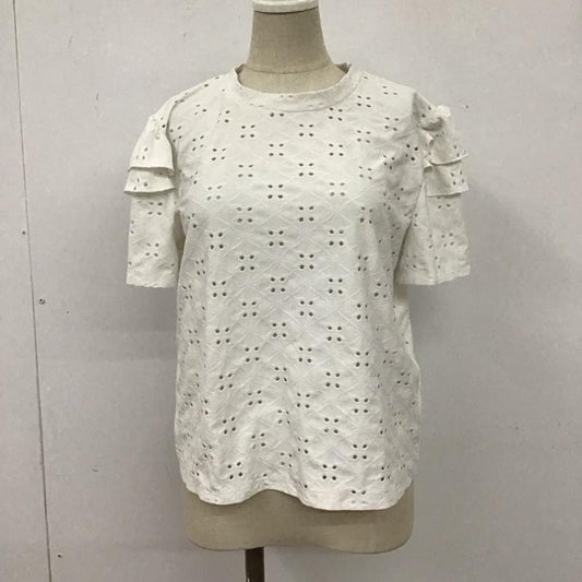 ザラ ZARA カットソー 半袖 5580 009 250 エンブロイダリー S 刺繍 白 / ホワイト /  レディース USED 古着 中古 10109078
