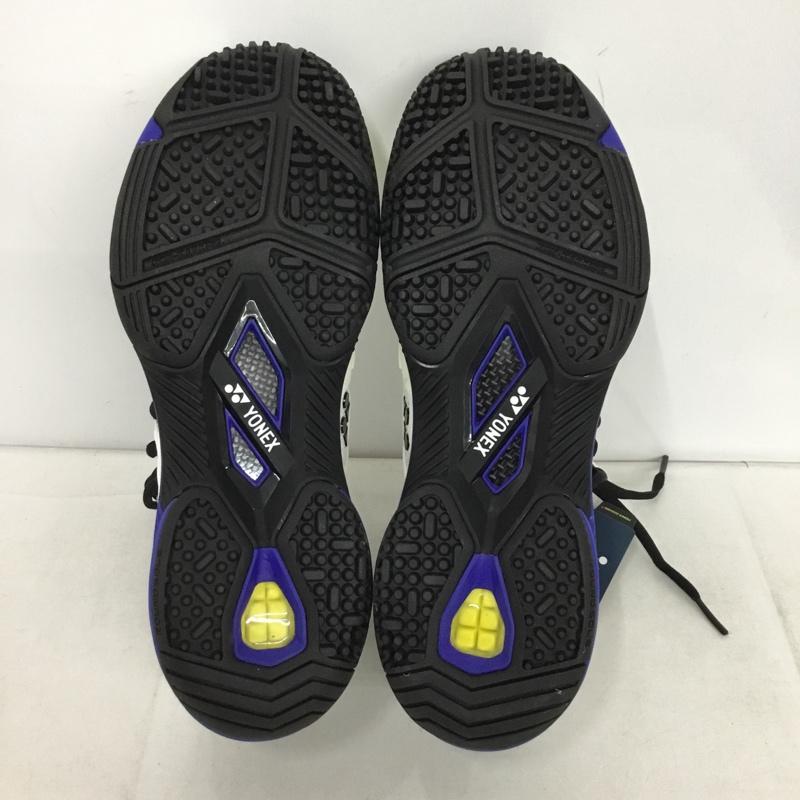 ヨネックス YONEX スニーカー スニーカー SHTF3MGC パワークッションフュージョンレブ3メンGC テニスシューズ 箱有 24.5cm 24.5cm ロゴ、文字 白 / ホワイト / X 青 / ブルー / X 灰 / グレー /  レディース USED 古着 中古 10147959