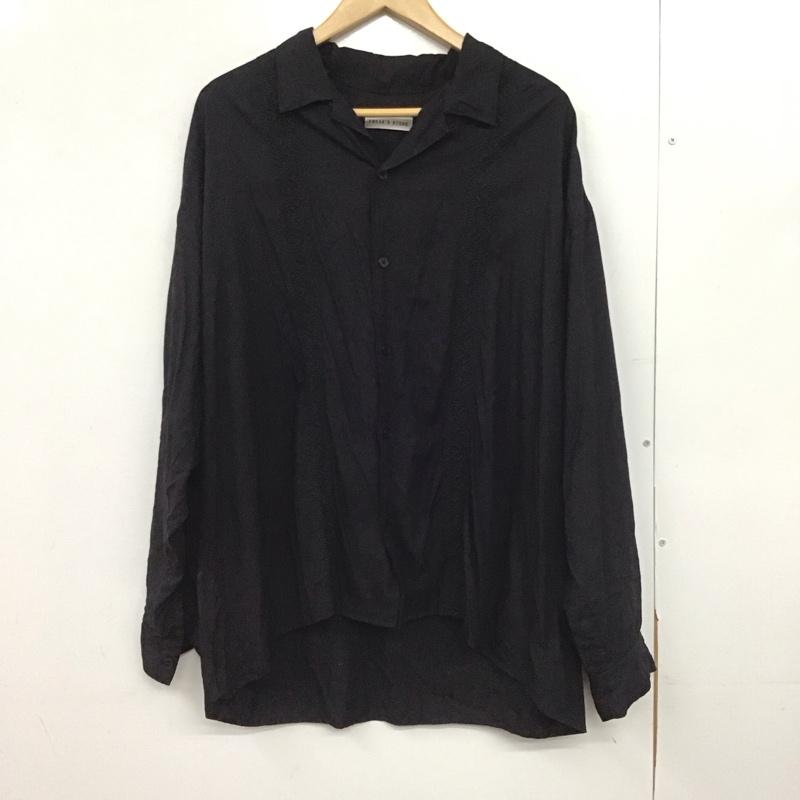 フリークスストア FREAK S STORE シャツ、ブラウス 長袖 長袖シャツ 刺繍シャツ カラーシャツ M 刺繍 黒 / ブラック /  メンズ USED 古着 中古 10148958