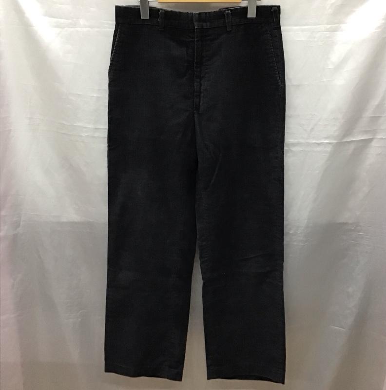 古着 USED パンツ ワークパンツ、ペインターパンツ 古着 コーデュロイパンツ ワイドパンツ カジュアルパンツ 無地 黒 / ブラック /  メンズ USED 古着 中古 10120525
