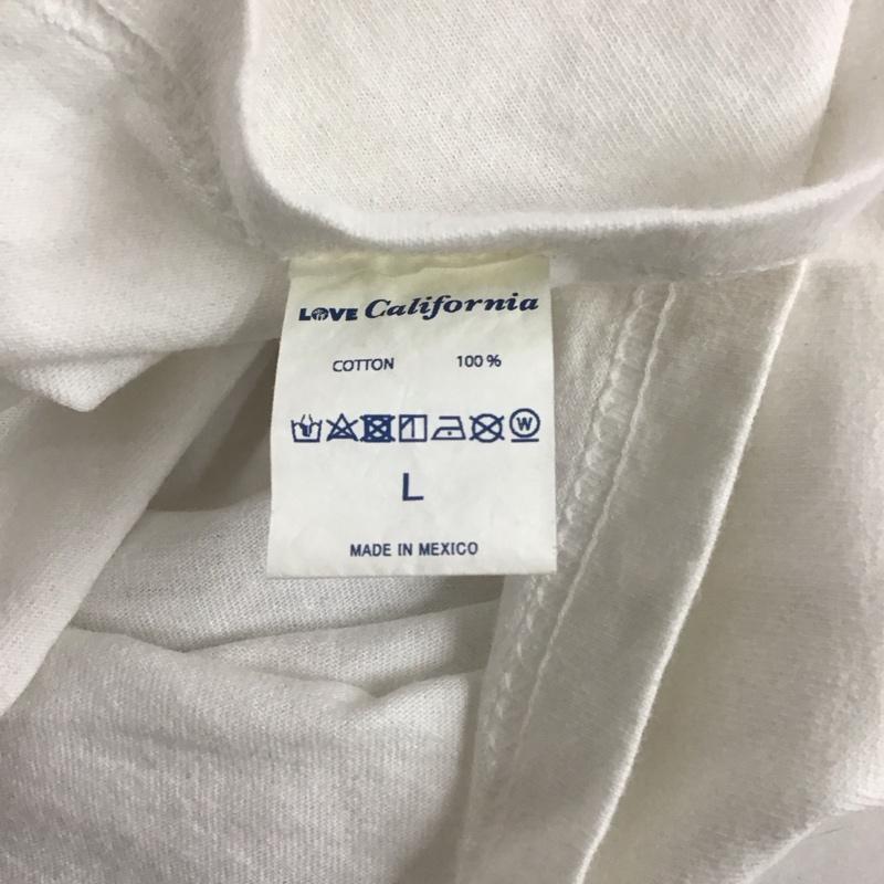 ロンハーマン Ron Herman Tシャツ 半袖 半袖カットソー プリントTシャツ クルーネックカットソー L プリント 白 / ホワイト /  メンズ USED 古着 中古 10126224