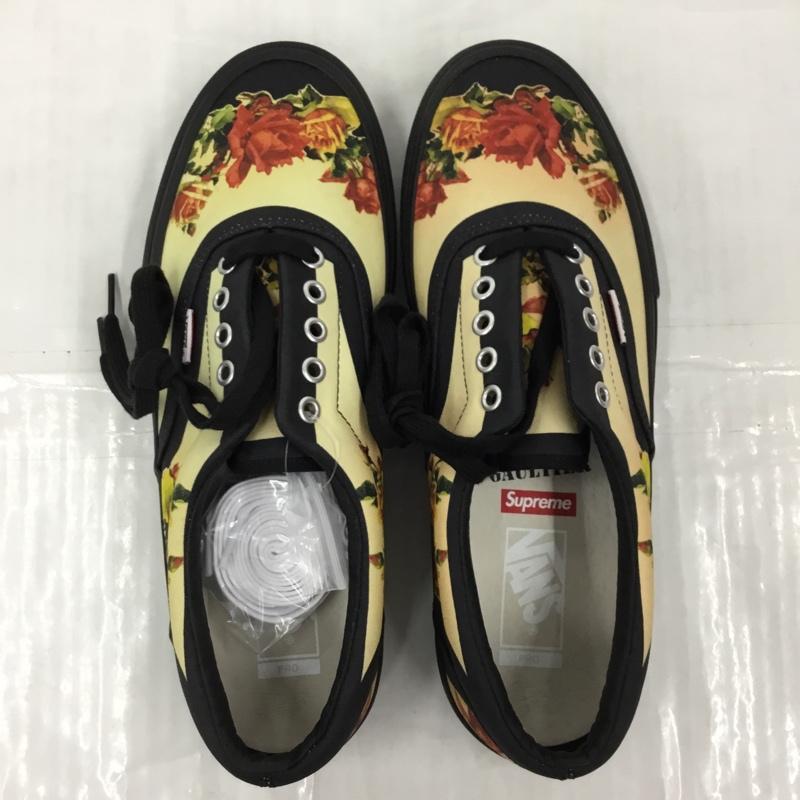 シュプリーム Supreme スニーカー スニーカー 721454 19SS Vans Jean Paul Gaultier Floral Print Era Pro 28.5cm 箱有 28.5cm 花柄 黒 / ブラック /  メンズ USED 古着 中古 10106028