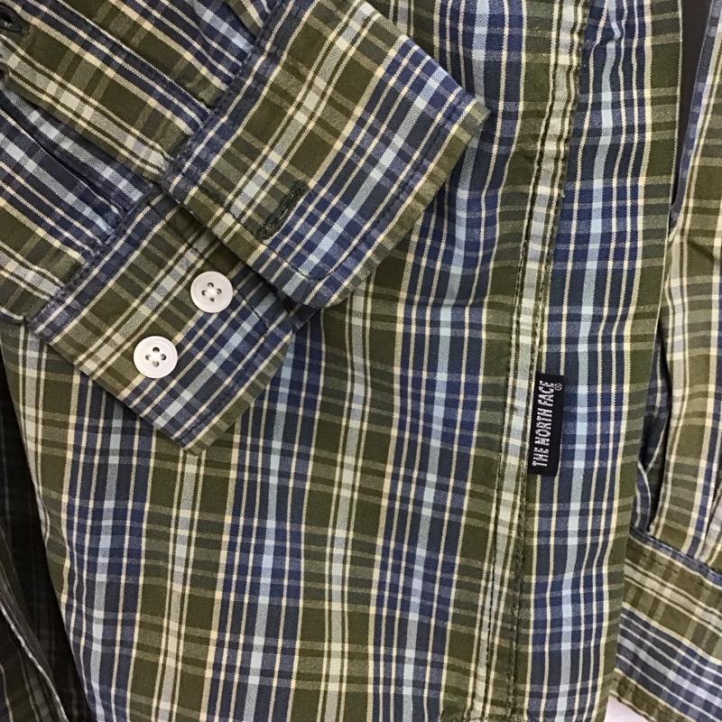 ザノースフェイス THE NORTH FACE シャツ、ブラウス 長袖 長袖シャツ チェックシャツ カラーシャツ ボタンダウンシャツ M チェック マルチカラー / マルチカラー /  メンズ USED 古着 中古 10141022