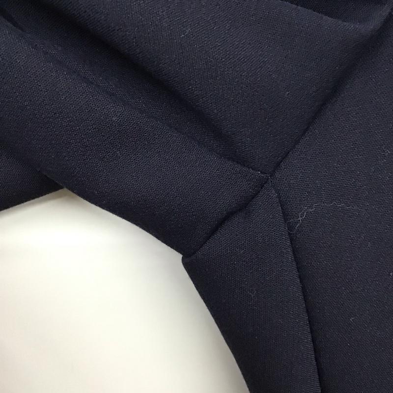 ザラ ZARA パンツ スラックス 1608/032/401 ハイウエストパンツ XS 無地 紺 / ネイビー /  レディース USED 古着 中古 10131193