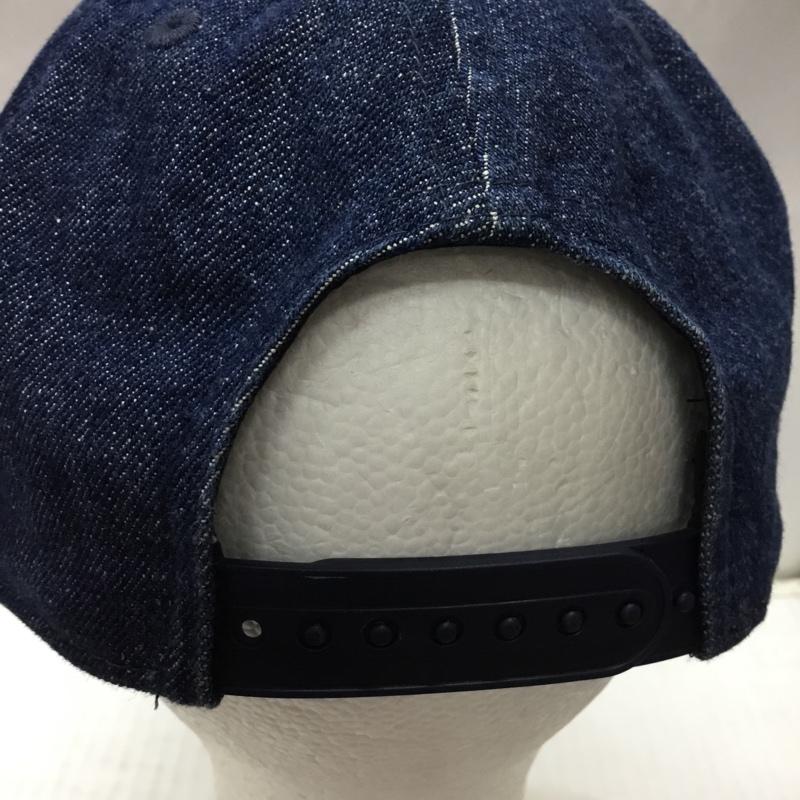 ニューエラ NEW ERA 帽子 キャップ デニム NYC ロゴ、文字 インディゴ / インディゴ /  メンズ USED 古着 中古 10112540