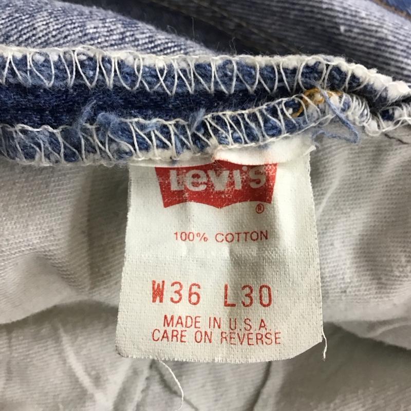 リーバイストラウスアンドコー Levi Strauss & co. パンツ デニム、ジーンズ デニムパンツ ストレートパンツ ワイドパンツ カジュアルパンツ 38 無地 インディゴ / インディゴ /  メンズ USED 古着 中古 10116433