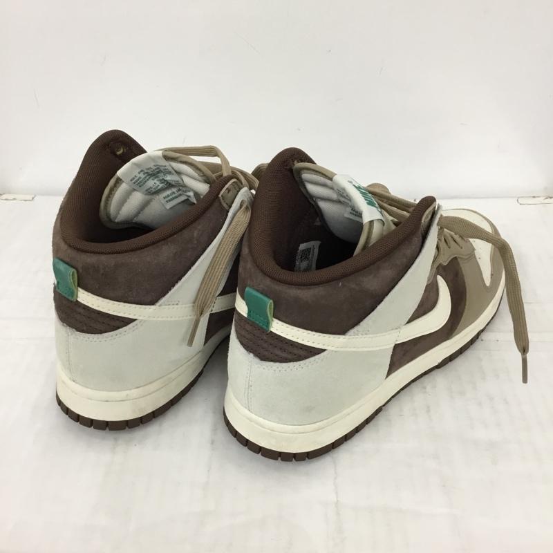 ナイキ NIKE スニーカー スニーカー DH5348-100 DUNK HI RETRO PREMIUM 26.5cm 箱有 26.5cm ロゴ、文字 ダークブラウン / ダークブラウン / X 茶 / ブラウン / X 灰 / グレー /  メンズ USED 古着 中古 10109897