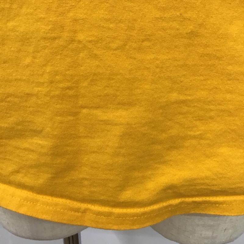 チャンピオン Champion Tシャツ 半袖 クルーネック M ワンポイント 橙 / オレンジ /  メンズ USED 古着 中古 10116804