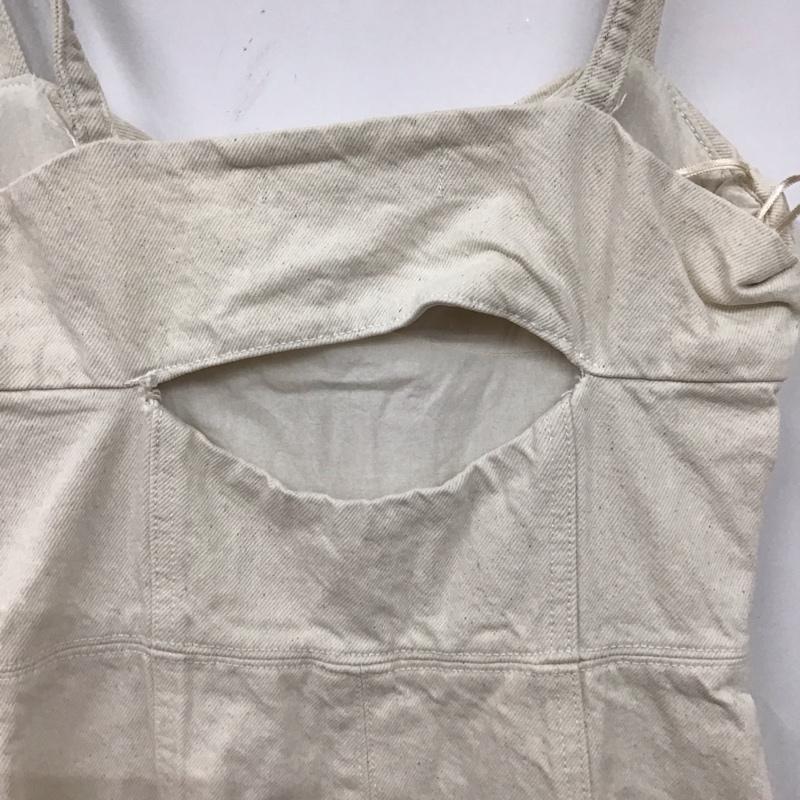 ザラ ZARA ワンピース ロングスカート XS 無地 アイボリー / アイボリー /  レディース USED 古着 中古 10129437