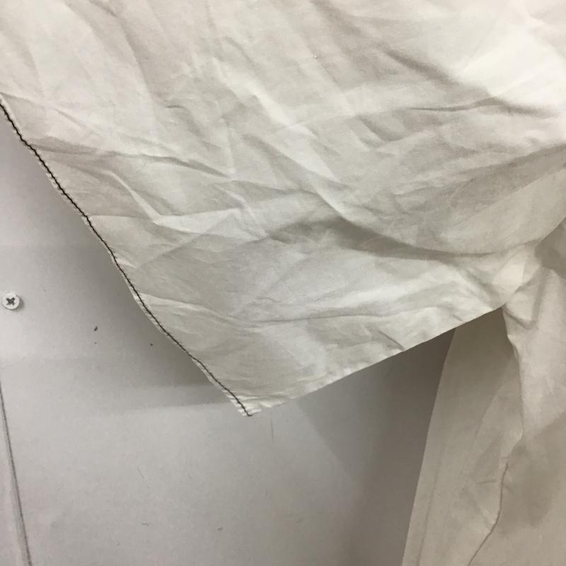 ザラ ZARA ワンピース ロングスカート 8741 901 250 フレアスリーブ ビッグカラー 半袖 S 無地 白 / ホワイト / X 黒 / ブラック /  レディース USED 古着 中古 10107161