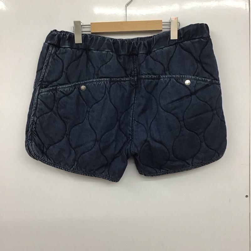ネイタルデザイン NATAL DESIGN パンツ ショートパンツ デニムキルティングショーツ S ロゴ、文字 青 / ブルー /  メンズ USED 古着 中古 10139424
