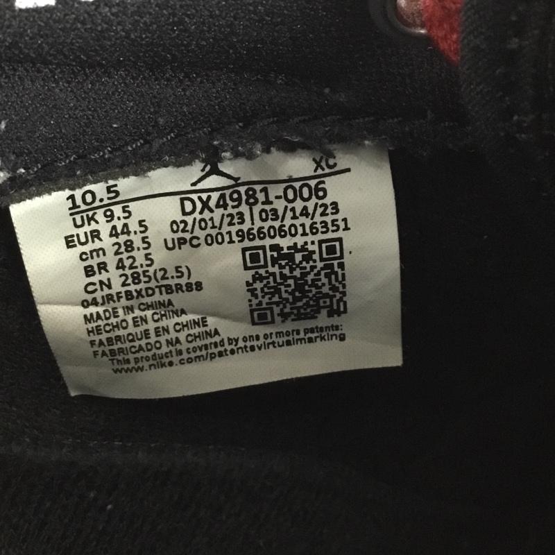 ナイキ NIKE スニーカー スニーカー DX4981-006 AIR JORDAN 1 KO LOW 28.5cm 28.5cm ロゴ、文字 黒 / ブラック / X 赤 / レッド /  メンズ USED 古着 中古 10150408