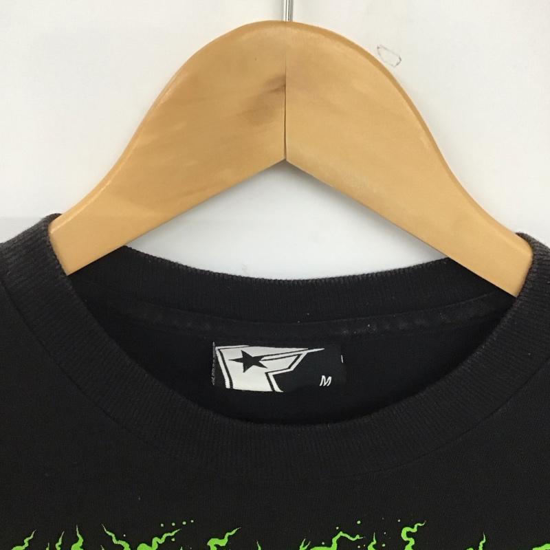 フェイマス FAMOUZ Tシャツ 半袖 M プリント X ロゴ、文字 黒 / ブラック /  メンズ USED 古着 中古 10145670