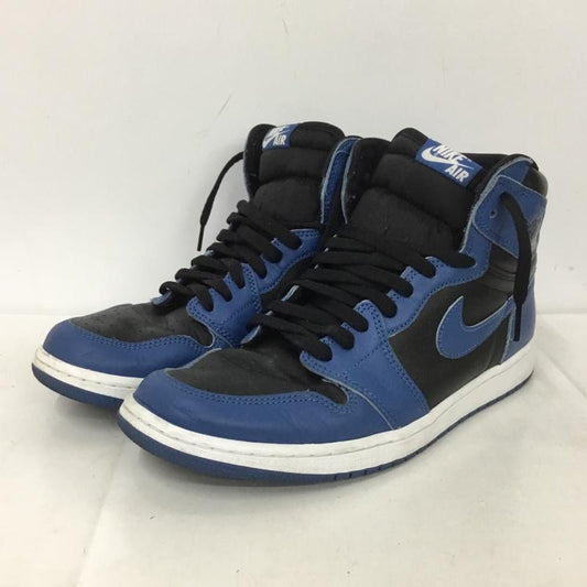 ナイキ NIKE スニーカー スニーカー 555088-404 AIR JORDAN 1 RETRO HIGH OG 29cm 29.0cm ロゴ、文字 黒 / ブラック / X 青 / ブルー /  メンズ USED 古着 中古 10136936