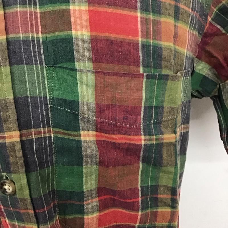 チャップスラルフローレン CHAPSRALPHLAUREN シャツ、ブラウス 半袖 半袖シャツ チェックシャツ ボタンダウンシャツ M チェック マルチカラー / マルチカラー /  メンズ USED 古着 中古 10111135
