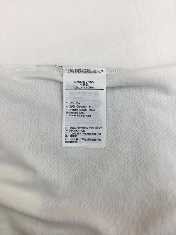 ジョーダンブランド JORDAN BRAND Tシャツ 半袖 JORDAN BRAND ヘリテージTシャツ　FN5955-133 XXL プリント X 総柄 白 / ホワイト /  メンズ USED 古着 中古 10127169