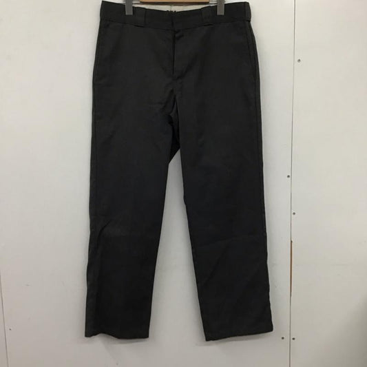 ディッキーズ Dickies パンツ ワークパンツ、ペインターパンツ ワイドパンツ カジュアルパンツ ワークパンツ 34インチ 無地 灰 / グレー /  メンズ USED 古着 中古 10134572