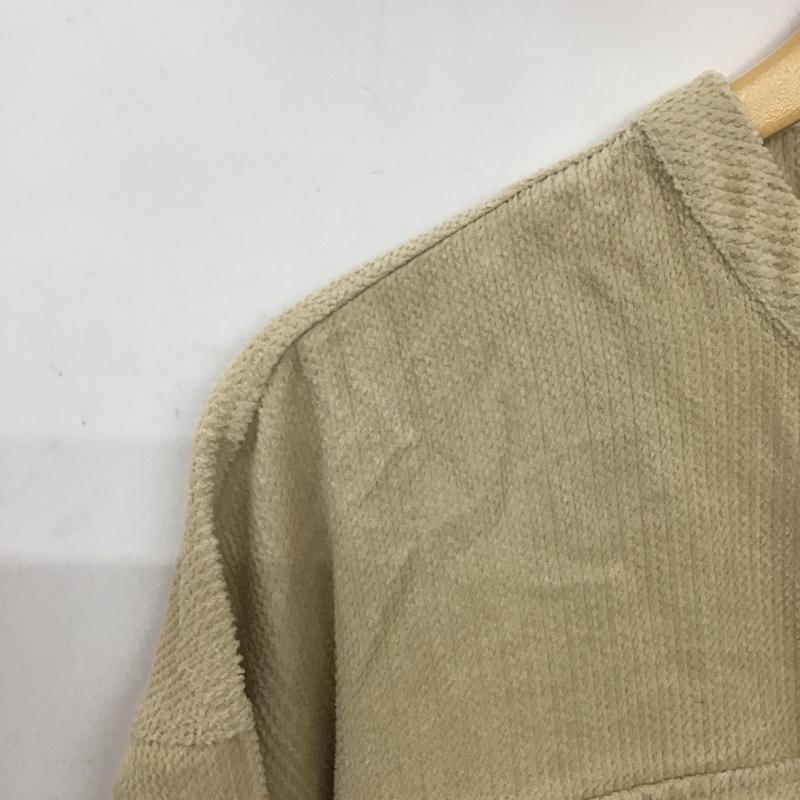 サマンサモスモスブルー Samansa Mos2 blue シャツ、ブラウス 長袖 FREE 無地 ベージュ / ベージュ /  レディース USED 古着 中古 10140423