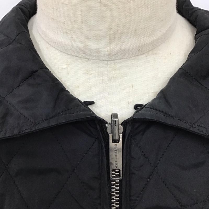 バーバリーロンドン Burberry London ジャケット、上着 ジャンパー、ブルゾン ジップアップジャケット ジャンパー ジャケット カジュアルジャケット アウター 46 無地 黒 / ブラック /  メンズ USED 古着 中古 10112501