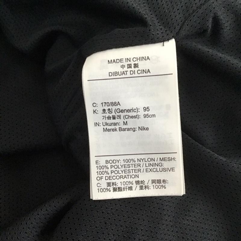 ナイキ NIKE ジャケット、上着 ジャンパー、ブルゾン dm5214-010 ナイロンジャケット ジップアッププルオーバージャケット スタンドネック M ロゴ、文字 黒 / ブラック /  メンズ USED 古着 中古 10139547