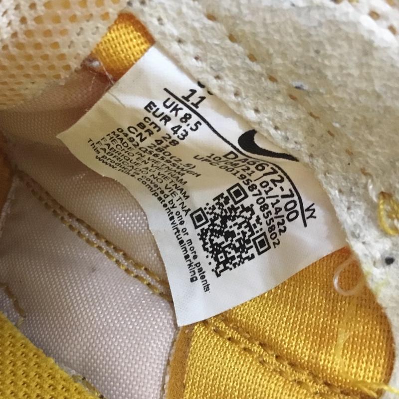ナイキ NIKE スニーカー スニーカー DA6672-700 GENERAL PURPOSE SHOE TOM SACHS 28cm 箱有 28.0cm ロゴ、文字 黄 / イエロー /  メンズ USED 古着 中古 10137136