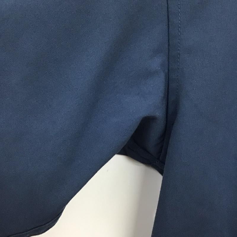 ジーユー GU シャツ、ブラウス 半袖 331-337861 半袖シャツ カラーシャツ アンダーカバー M ロゴ、文字 紺 / ネイビー /  メンズ USED 古着 中古 10130568