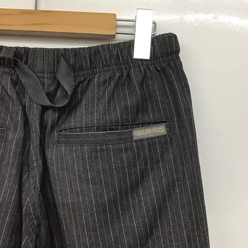 グラミチ GRAMICCI パンツ スラックス gmp-19s856 19SSビームス別注 イージースラックスパンツ M ストライプ 灰 / グレー /  メンズ USED 古着 中古 10147006