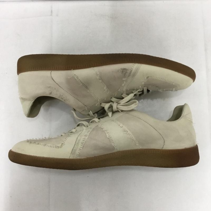 メゾン マルジェラ Maison Margiela スニーカー スニーカー ジャーマントレーナー レプリカスニーカー 43 無地 ベージュ / ベージュ /  メンズ USED 古着 中古 10149668