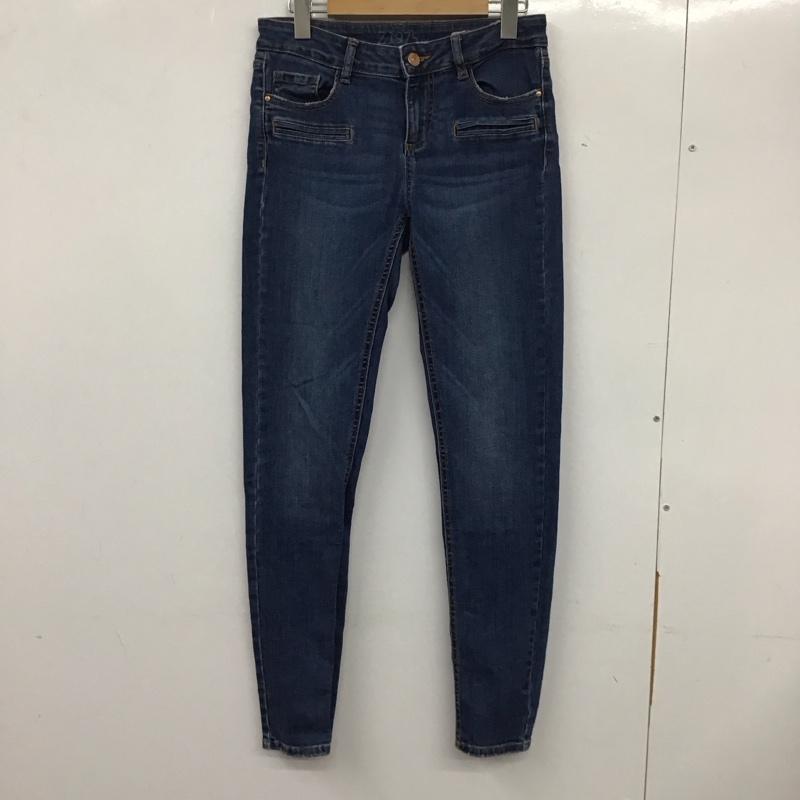 ザラ ZARA パンツ デニム、ジーンズ スキニー 36 ストレッチ 36 無地 青 / ブルー /  レディース USED 古着 中古 10133742