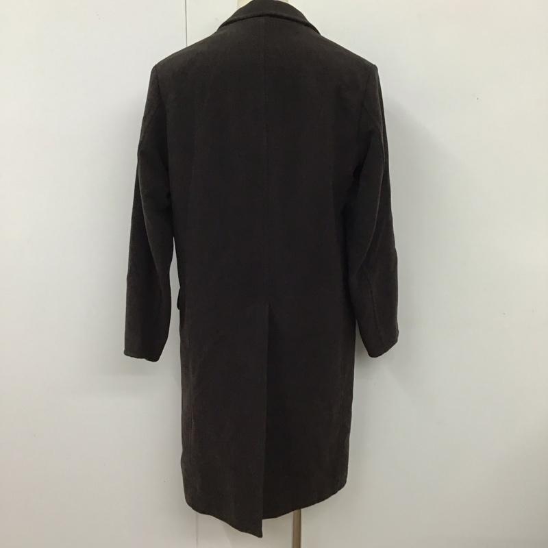 ウィム バイ リドム WYM LIDNM コート コート一般 co627 ロングコート ロングジャケット カラージャケット アウター S 無地 ダークブラウン / ダークブラウン /  メンズ USED 古着 中古 10119121