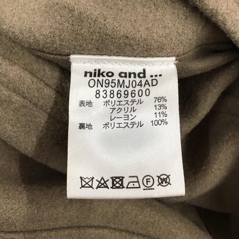 ニコアンド niko and... ジャケット、上着 ジャケット、ブレザー 長袖ジャケット カラージャケット ポケットジャケット 3 無地 茶 / ブラウン /  メンズ USED 古着 中古 10114401