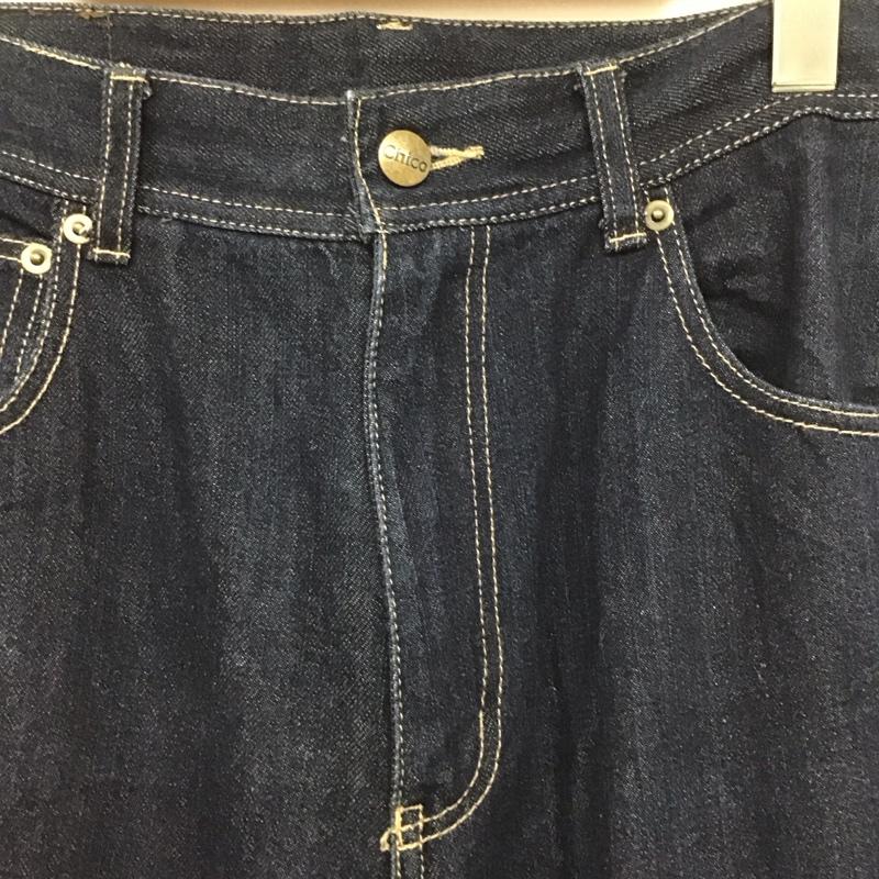チコ CHICO パンツ デニム、ジーンズ フレアパンツ 1 無地 インディゴ / インディゴ /  レディース USED 古着 中古 10148680