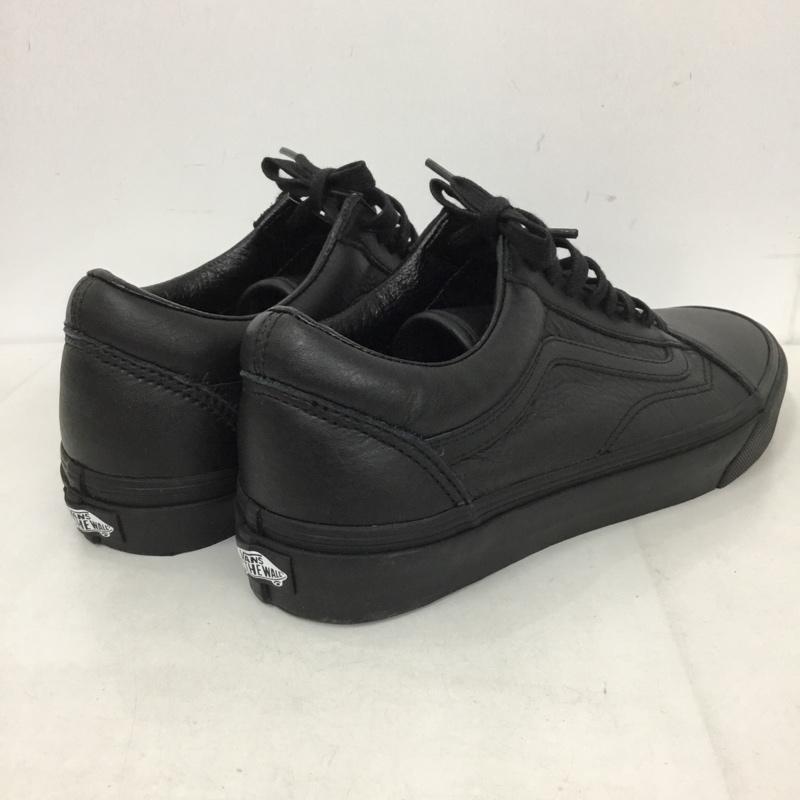 バンズ VANS スニーカー スニーカー 508357 レザー ローカット 28cm 28.0cm ロゴ、文字 黒 / ブラック /  メンズ USED 古着 中古 10130186