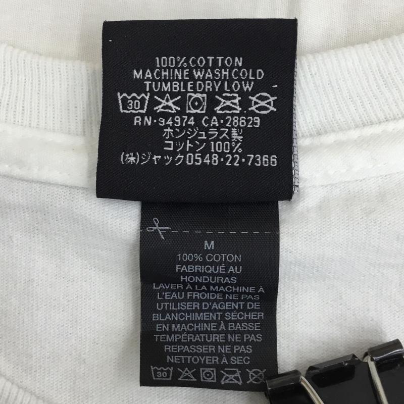 ステューシー STUSSY Tシャツ 半袖 THERMAL STOCK TEE M ロゴ、文字 白 / ホワイト /  メンズ USED 古着 中古 10135120
