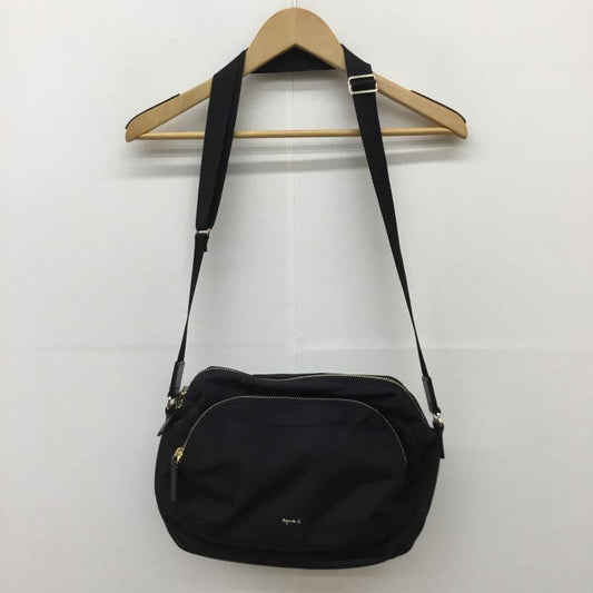 アニエス・ベー agnes b. ショルダーバッグ ショルダーバッグ 無地 黒 / ブラック /  レディース USED 古着 中古 10139795