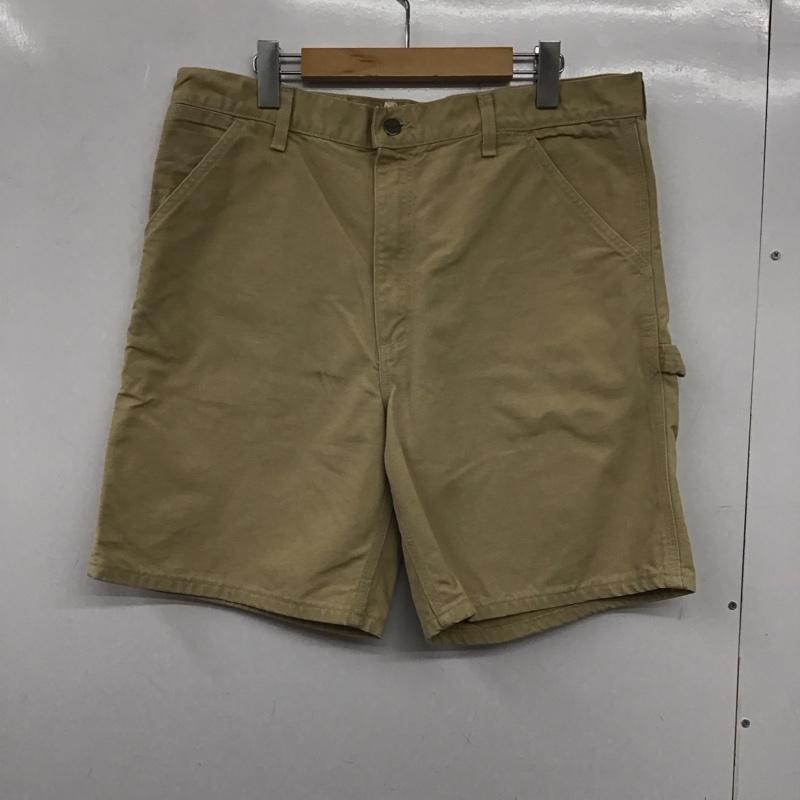カーハート Carhartt パンツ ショートパンツ ショートパンツ ハーフパンツ カジュアルパンツ 36インチ 無地 ベージュ / ベージュ /  メンズ USED 古着 中古 10137363